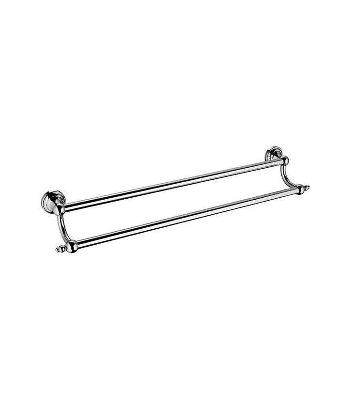 Parisi Hermitage Double Towel Rail 600mm - Chrome