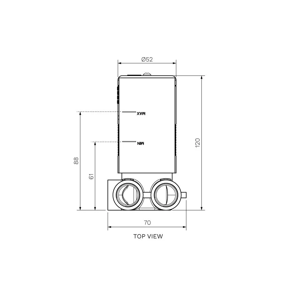 Parisi In Wall Body for Stereo Wall Mixer - Image 2