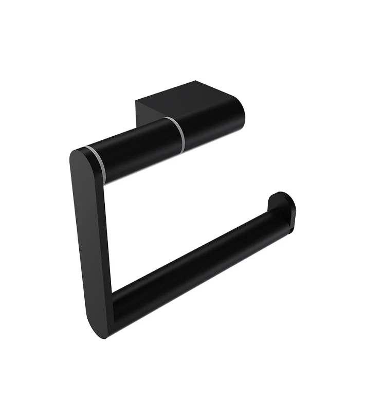 Parisi L'Hotel Toilet Roll Holder (Right) - Matt Black