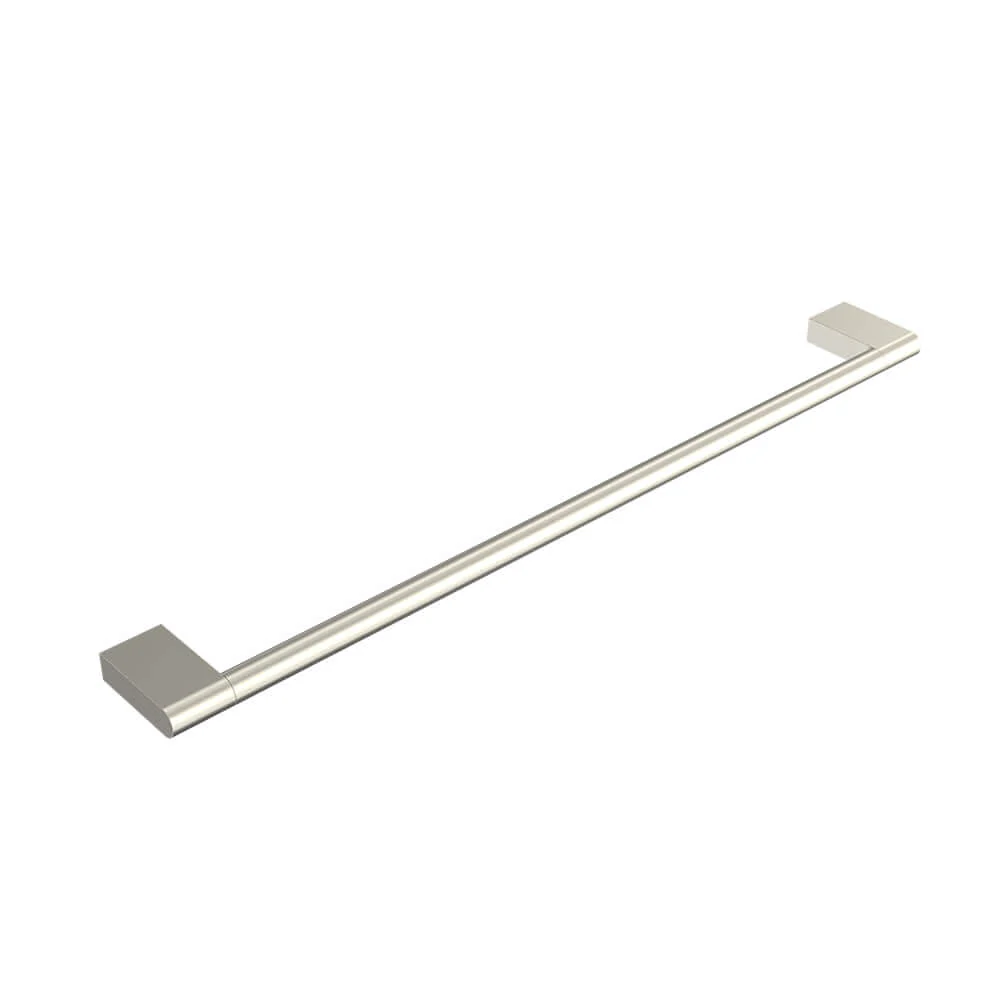Parisi Linfa Single Towel Rail 600mm - Brushed Nickel