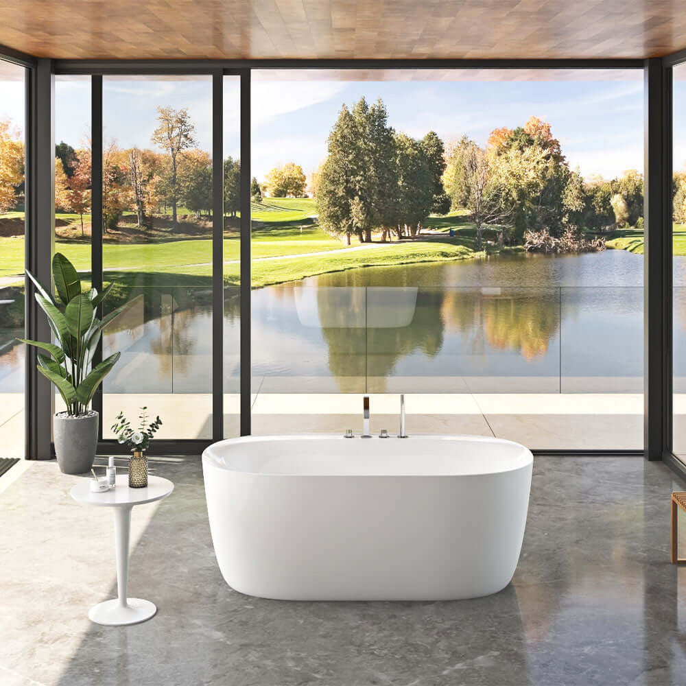 Parisi Loom 1670mm Freestanding Bath - Image 3