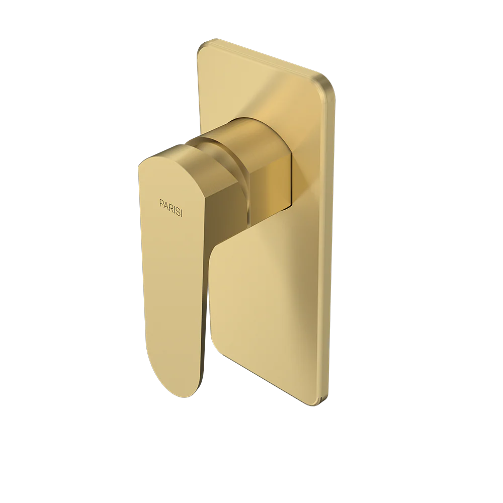 Parisi Loom Wall Mixer - Brushed Brass