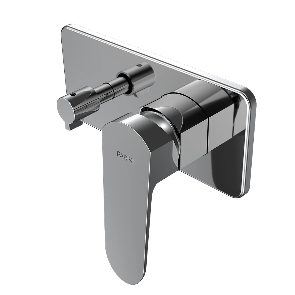 Parisi Loom Wall Mixer with 2-Way Diverter - Chrome