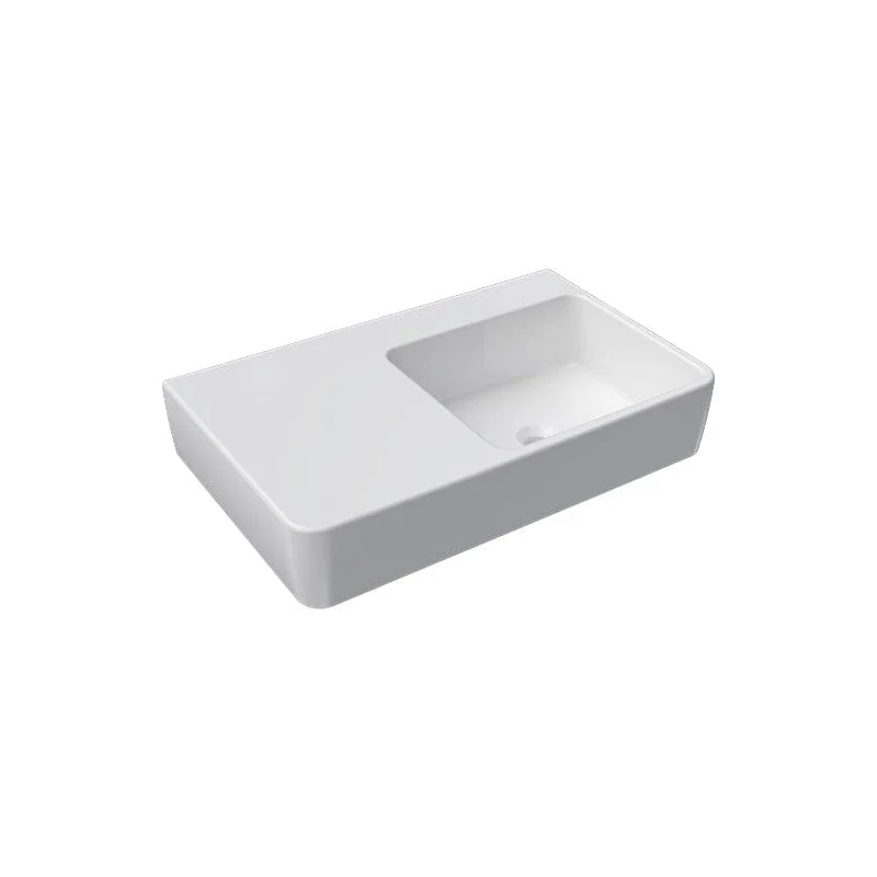 Parisi Quasar 75 Bench Basin with Left Hand Shelf