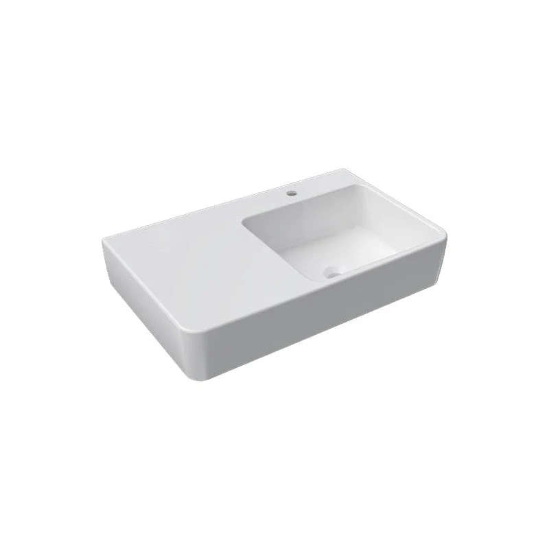 Parisi Quasar 75 Wall Basin with Left Hand Shelf - Image 2