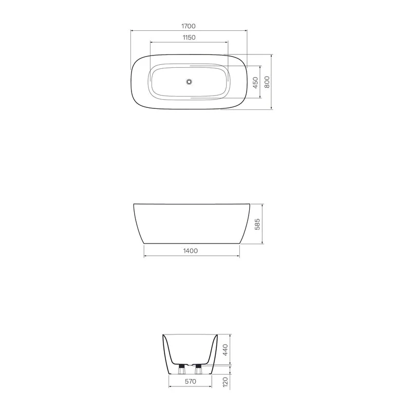 Parisi Quasar Freestanding Bath - Image 3