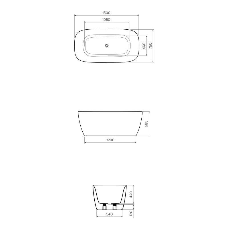 Parisi Quasar Freestanding Bath - Image 4