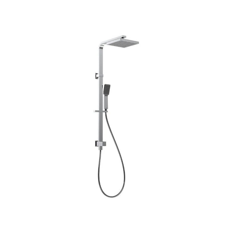 Parisi Quasar II Shower Column with Sliding Rail - Chrome