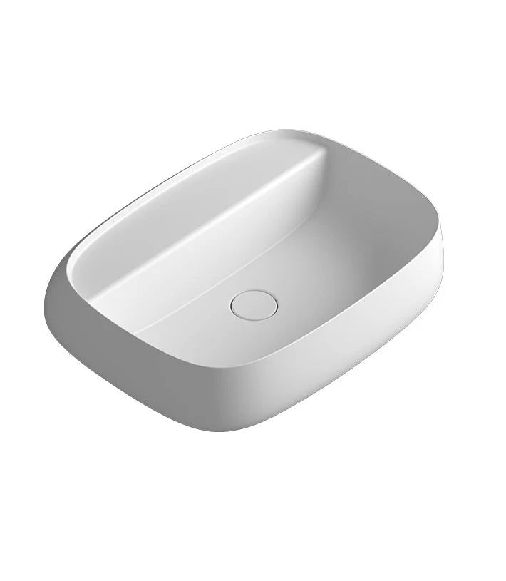 Parisi Seed 600 x 450 Wall Basin - Matt White - Image 2