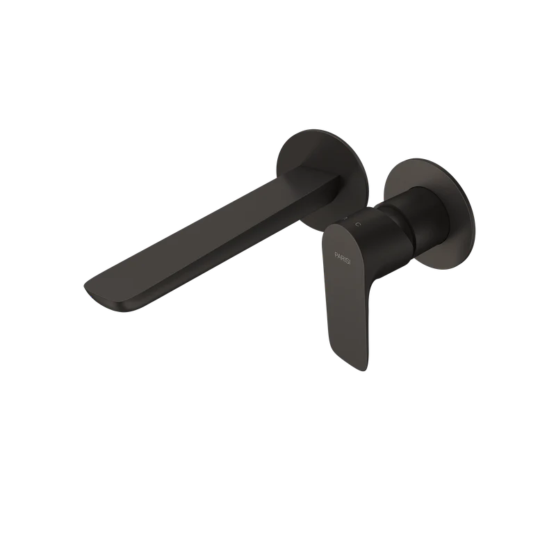 Parisi Slim II Wall Mixer with 190mm Spout (Individual Flanges) - Fucile