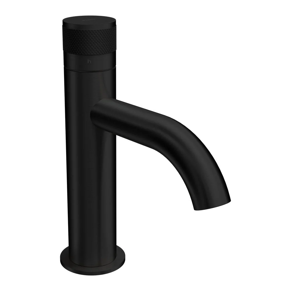 Parisi Todo II Basin Mixer with Curved Spout - Matt Black