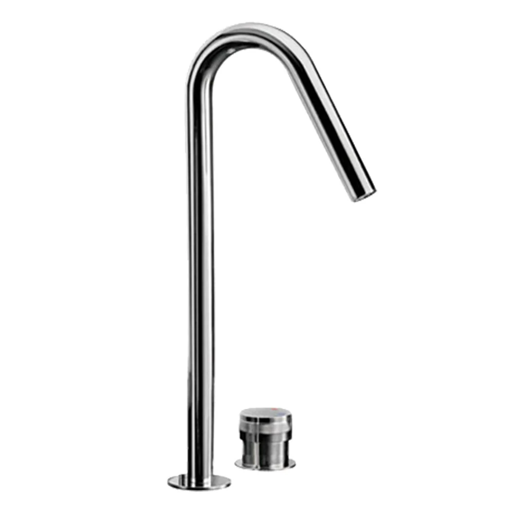 Parisi Todo II Hob Mixer with Gooseneck Swivel Spout - Chrome