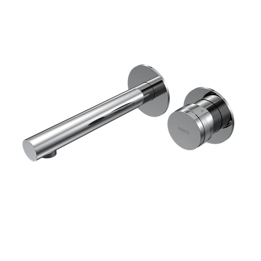 Parisi Todo II Wall Mixer with 160mm Spout (Individual Flanges) - Chrome