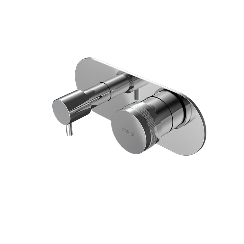 Parisi Todo II Wall Mixer with 2-Way Diverter - Chrome