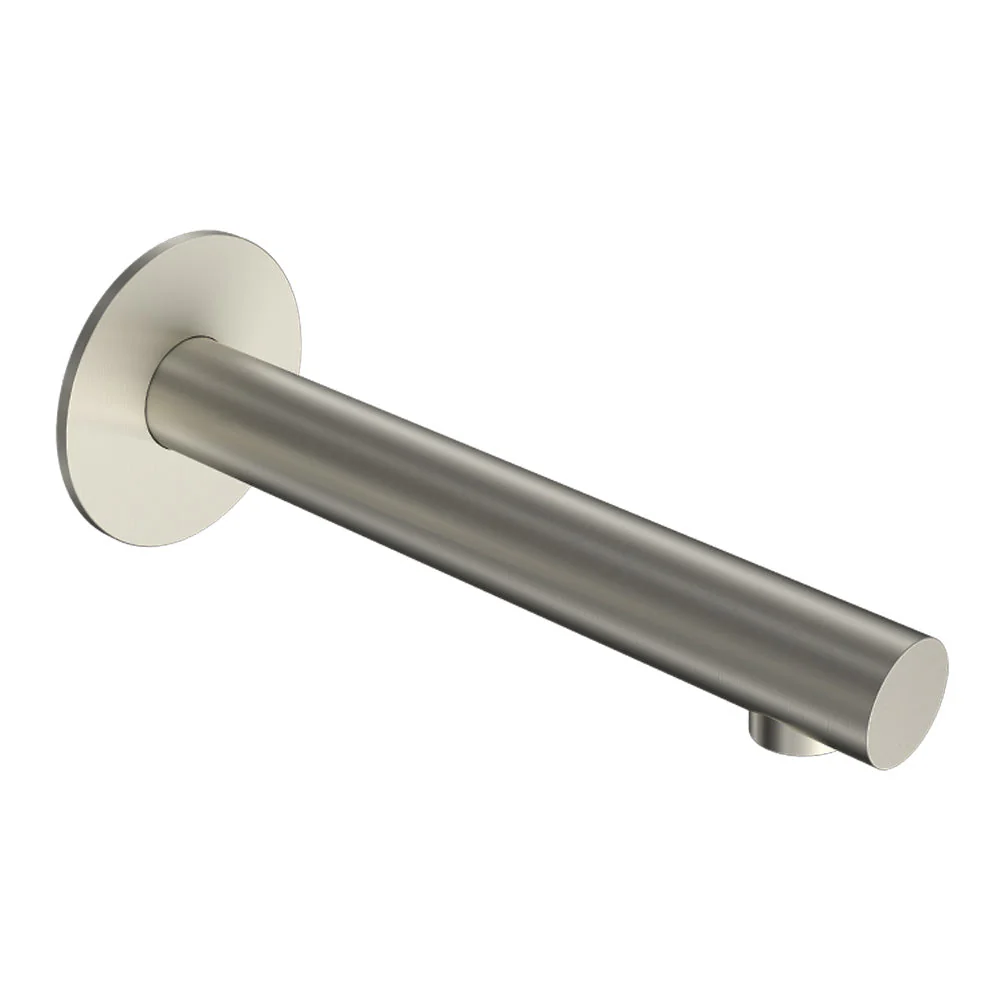 Parisi Tondo II Wall Bath Spout 160mm - Brushed Nickel