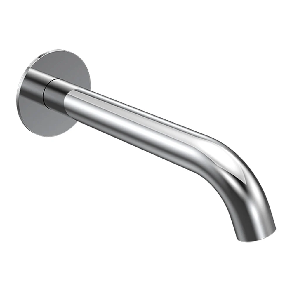 Parisi Tondo II Wall Bath Spout 190mm Curved - Chrome