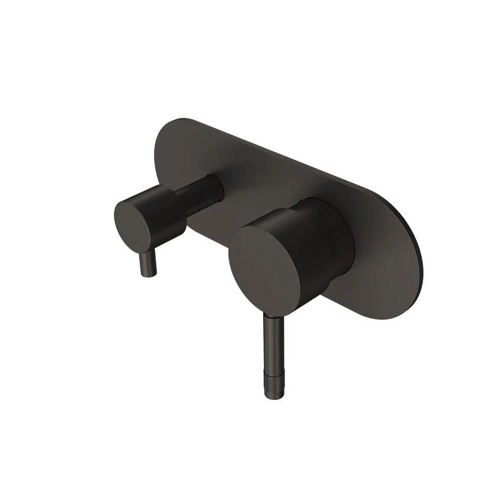 Parisi Tondo II Wall Mixer with 3-Way Diverter - Fucile