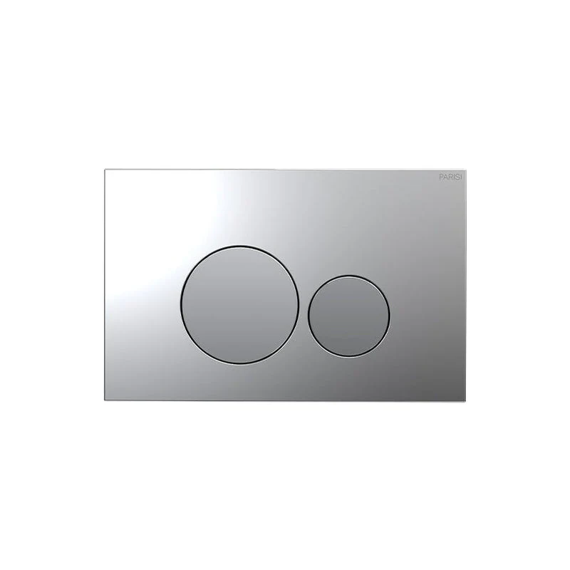 Parisi Tondo Push Panel - Chrome/Satin Chrome