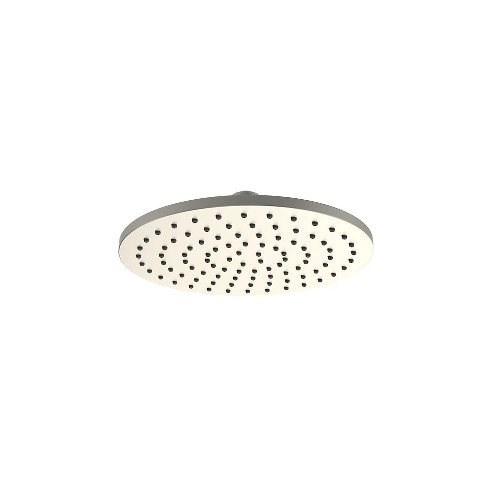 Parisi Tondo Round Shower Head 200mm (Brass) - Brushed Nickel