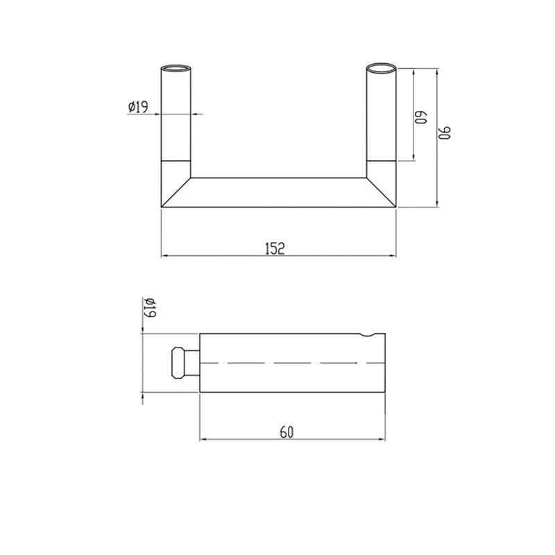 Parisi Tondo Toilet Roll Holder - Brushed Brass - Image 2