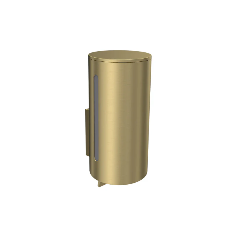 Parisi Tondo Wall Mounted Shower Soap Dispenser - Brushed Brass