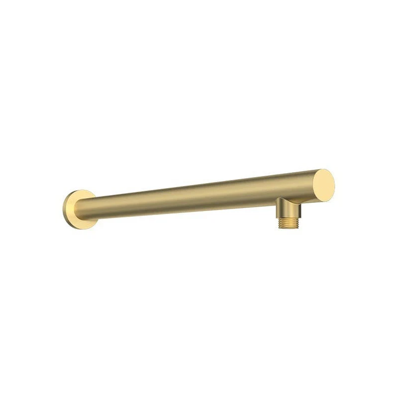 Parisi Tondo Wall Shower Arm 440mm - Brushed Brass