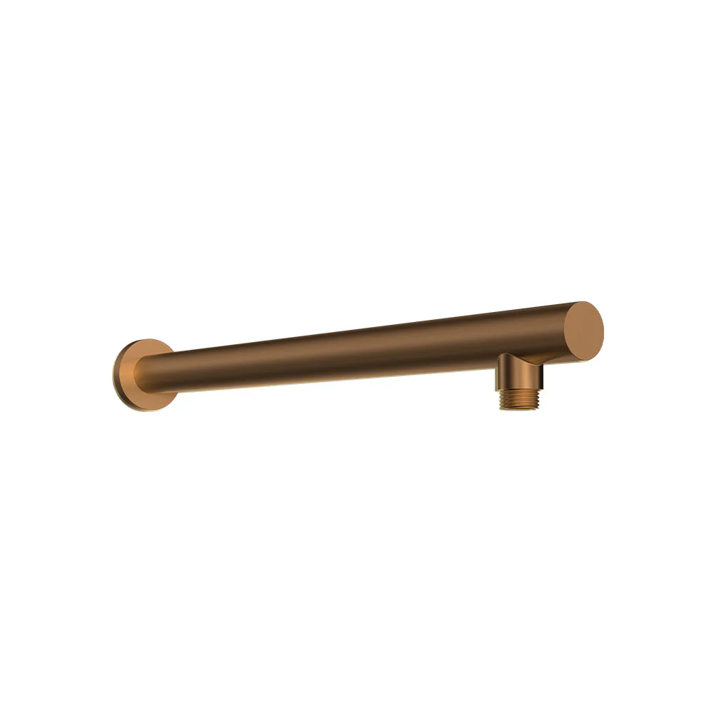 Parisi Tondo Wall Shower Arm 440mm - Matt Bronze