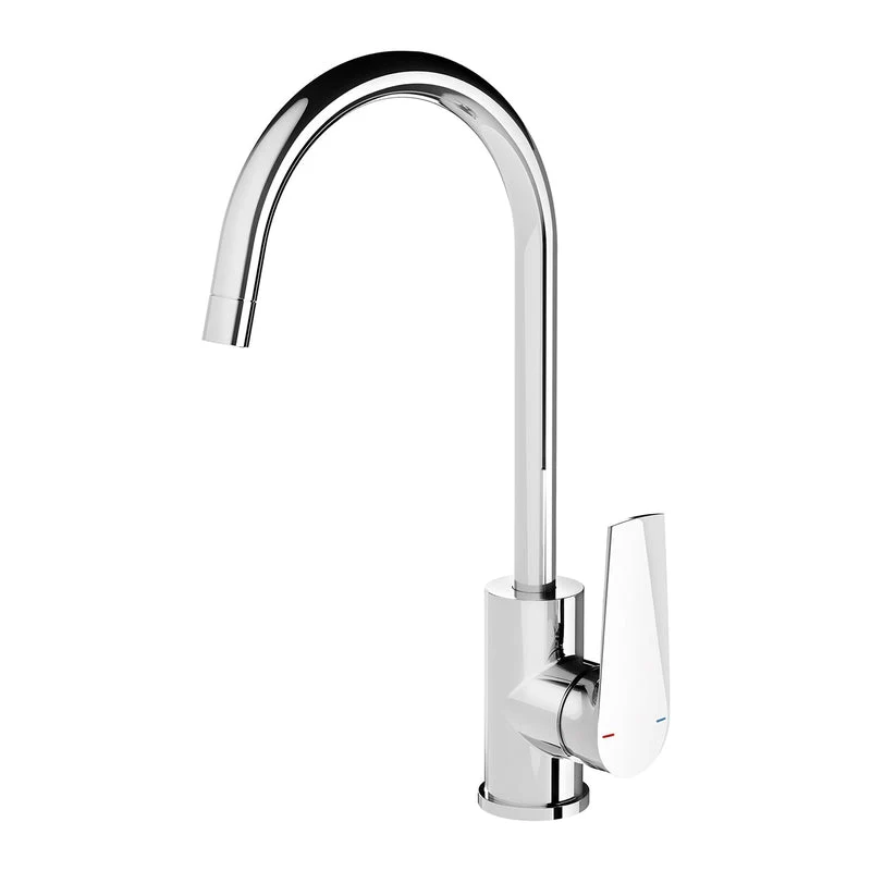 Phoenix Arlo Kitchen Sink Mixer Tap 200mm Gooseneck - Chrome
