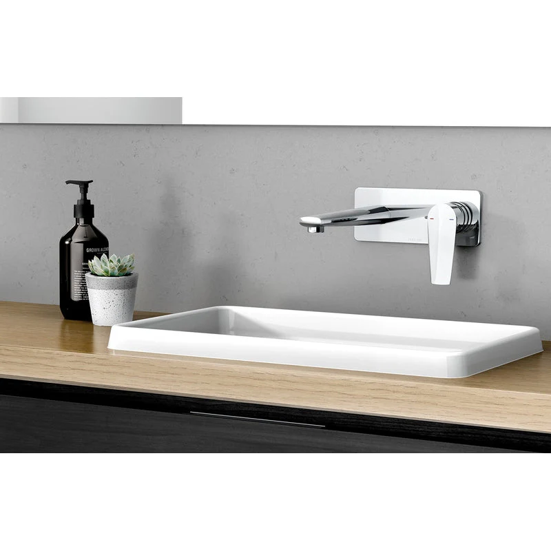 Phoenix Arlo Wall Basin / Bath Mixer Set 200mm Trim Kit Only - Black Matte - Image 3