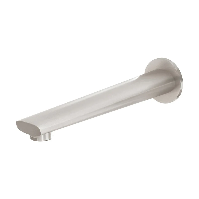 Phoenix Arlo Wall Bath Outlet 200mm - Brushed Nickel