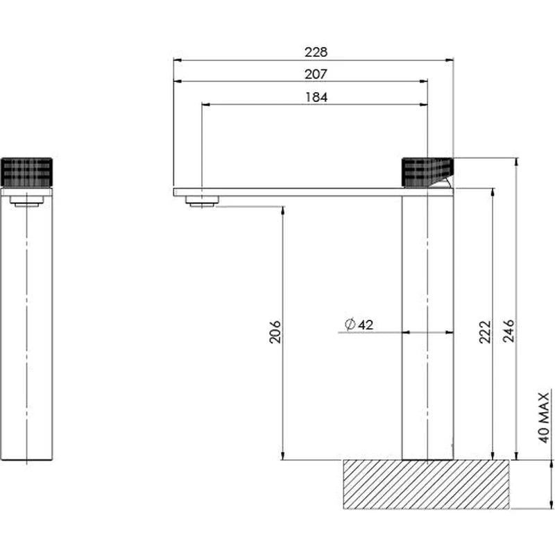 Phoenix Axia Vessel Mixer - Black Matte - Image 2