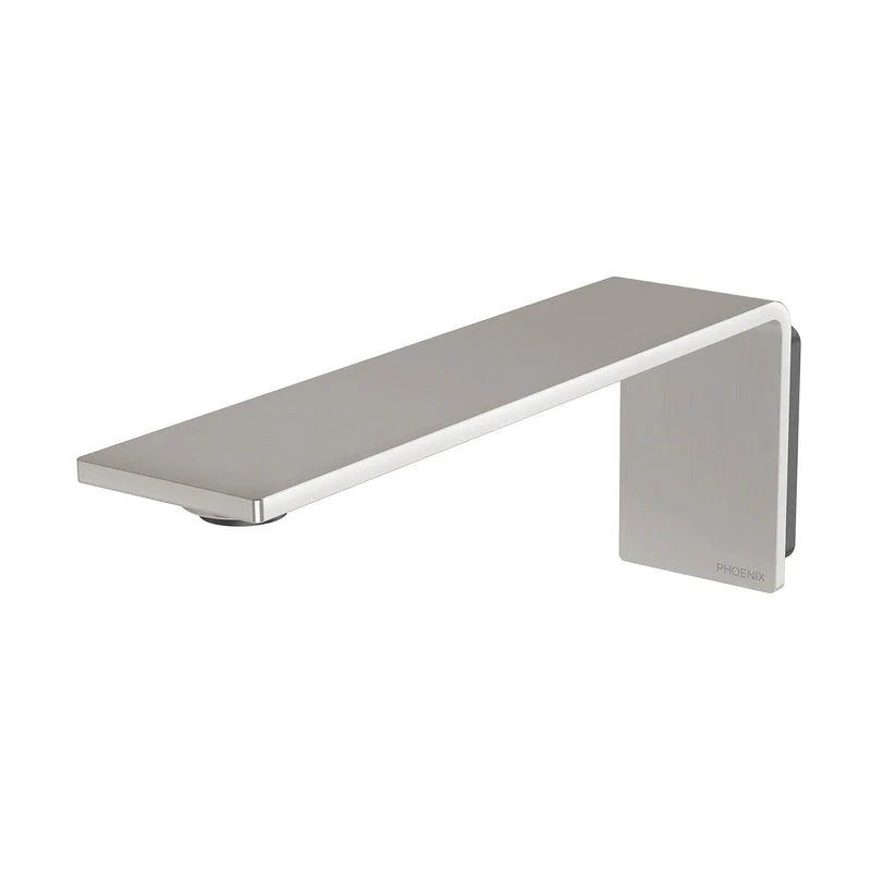Phoenix Axia Wall Basin / Bath Outlet 200mm - Brushed Nickel