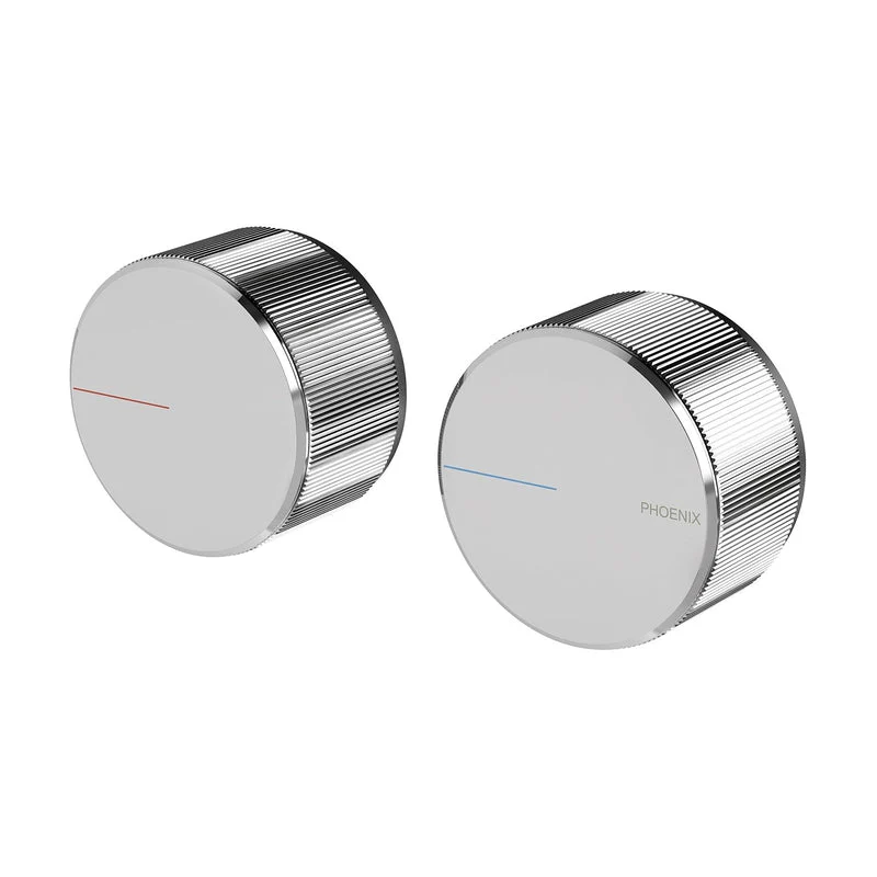 Phoenix Axia Wall Top Assemblies 15mm Extended Spindles - Chrome