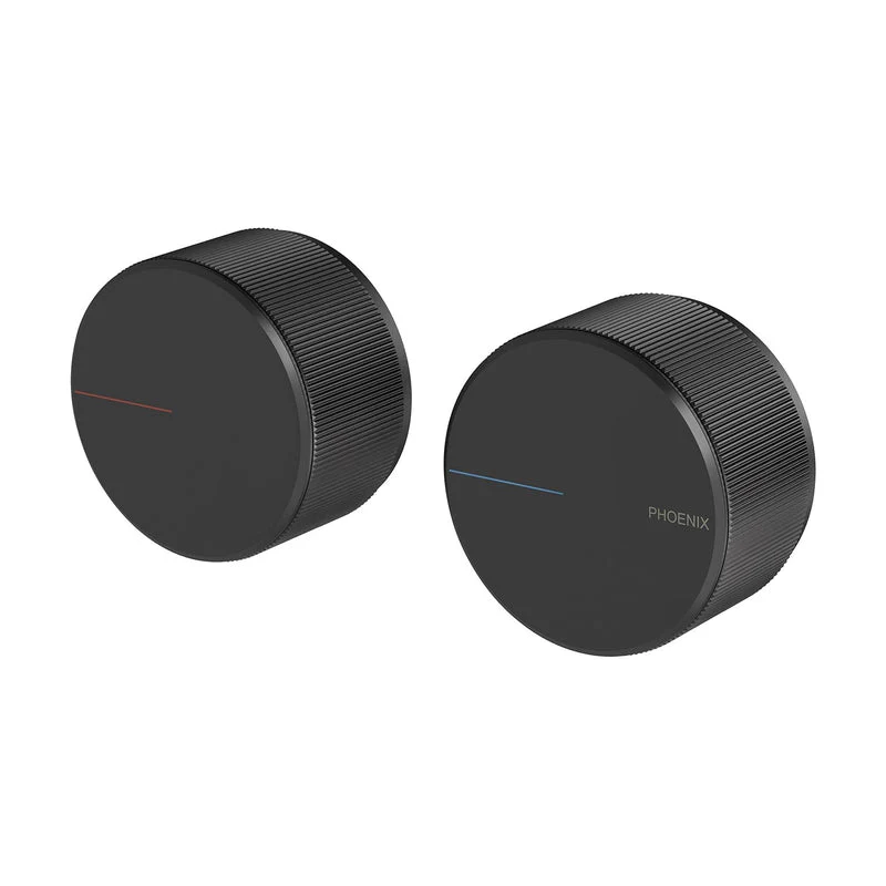Phoenix Axia Wall Top Assemblies 15mm Extended Spindles - Black Matte