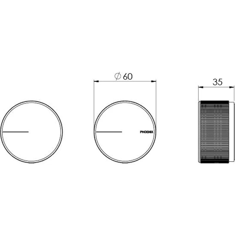 Phoenix Axia Wall Top Assemblies - Black Matte - Image 2
