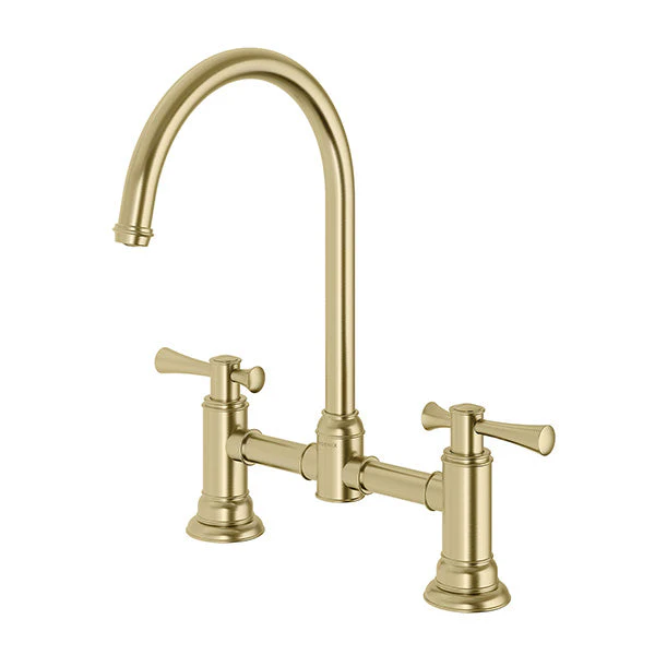 Phoenix Cromford Exposed Sink Set - Brushed Gold