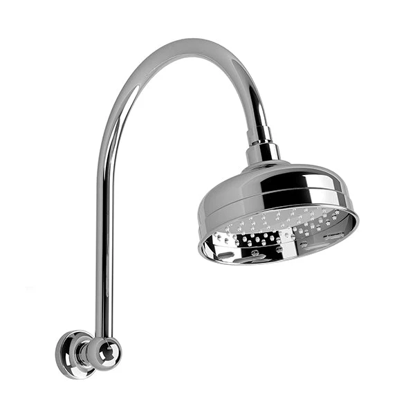 Phoenix Cromford High-Rise Shower Arm and Rose - Chrome