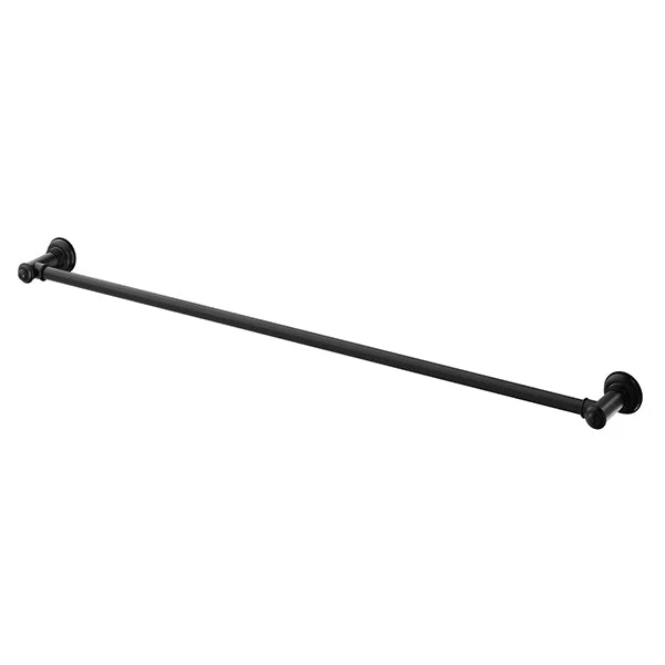 Phoenix Cromford Single Towel Rail 800mm - Black Matte