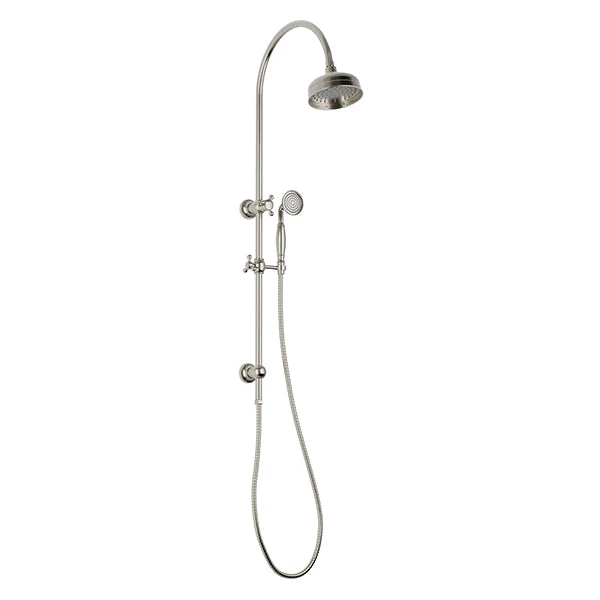 Phoenix Cromford Twin Shower - Brushed Nickel