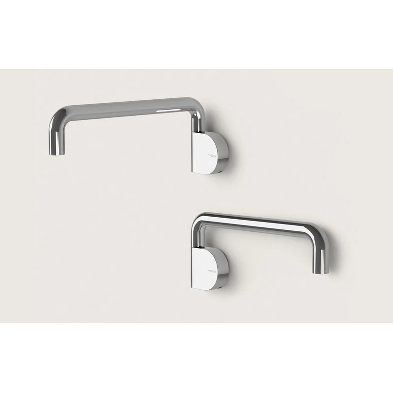 Phoenix Designer Swivel Bath Outlet 230mm Round - Brushed Gold - Image 3