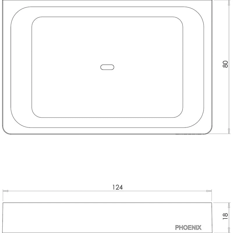 Phoenix Gloss Soap Dish - Chrome - Image 2
