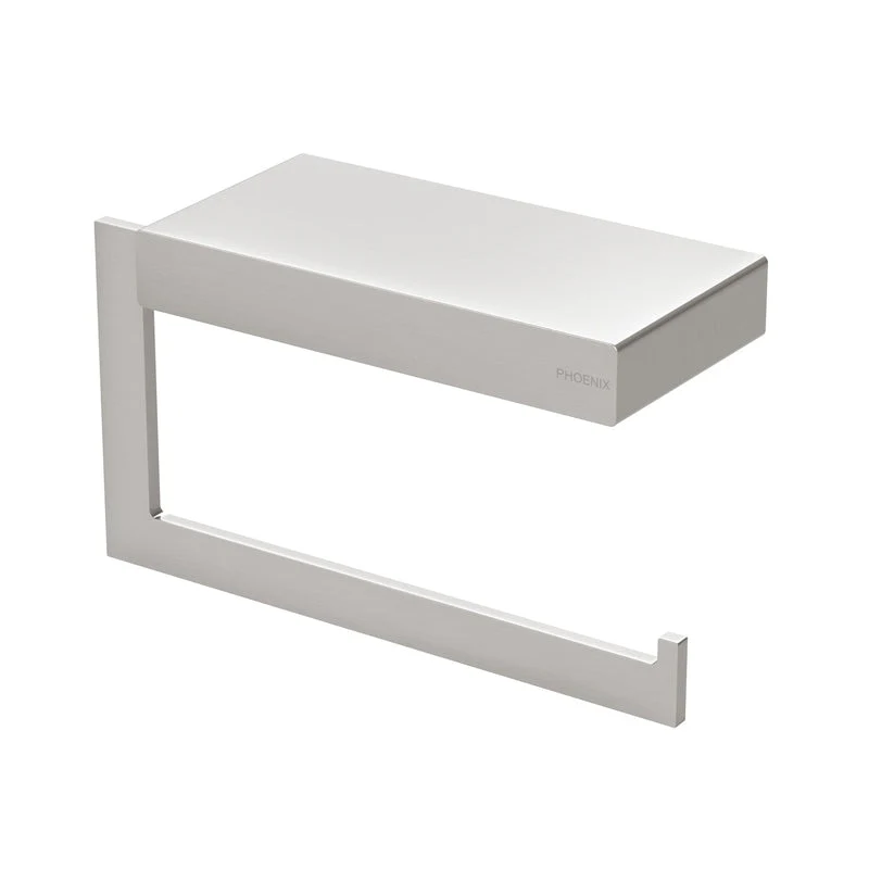 Phoenix Lexi MKII Toilet Roll Holder - Brushed Nickel