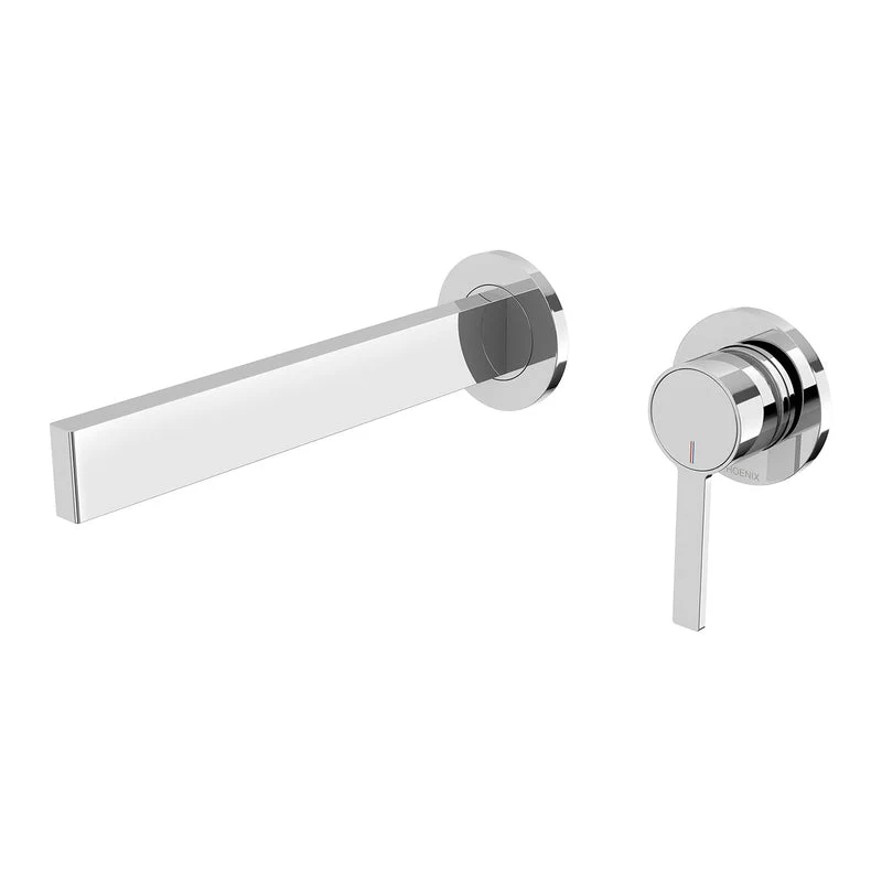 Phoenix Lexi MKII Wall Basin Mixer Set 200mm - Chrome