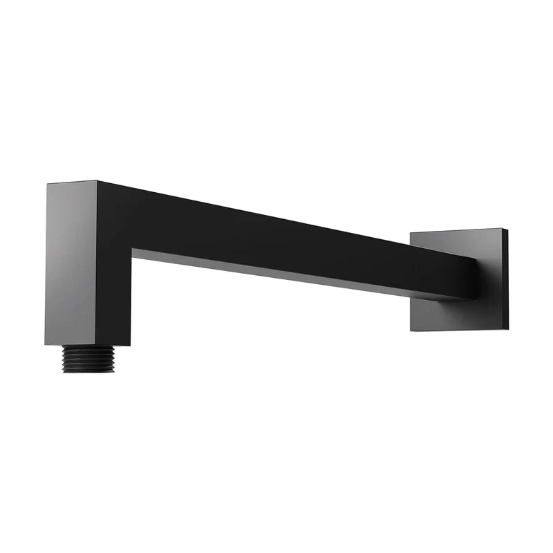Phoenix Lexi Shower Arm 400mm Square - Black Matte