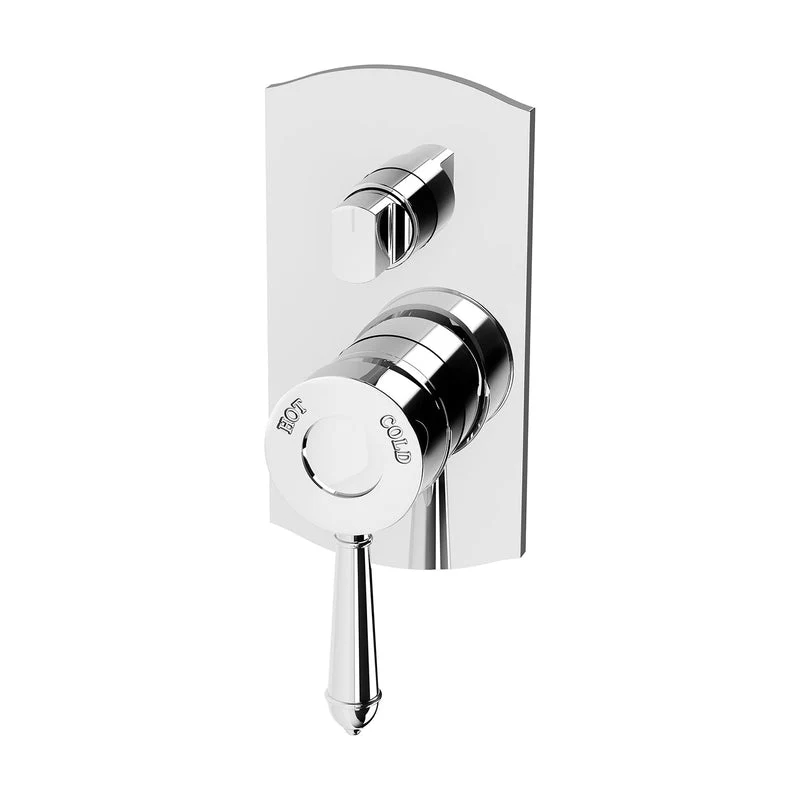 Phoenix Nostalgia Shower / Bath Diverter Mixer - Chrome