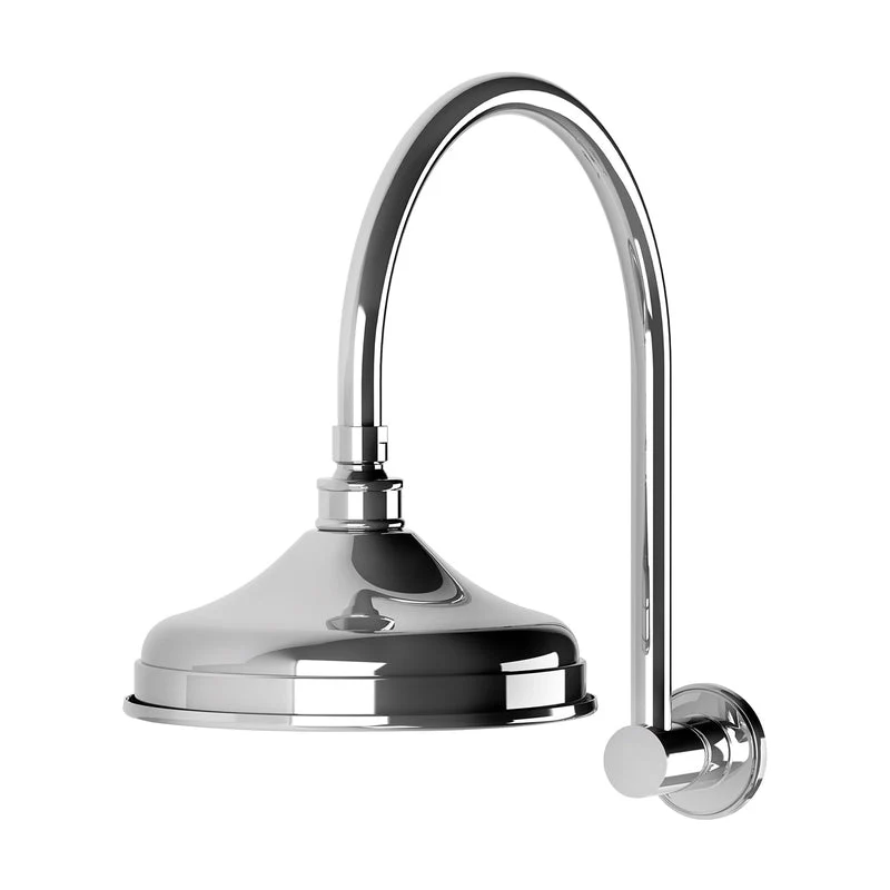 Phoenix Nostalgia Vintage Shower Arm & Rose - Chrome