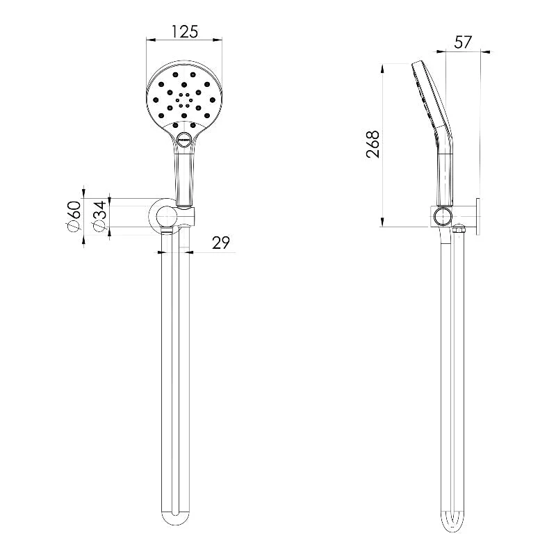 Phoenix Ormond Hand Shower - Chrome - Image 2