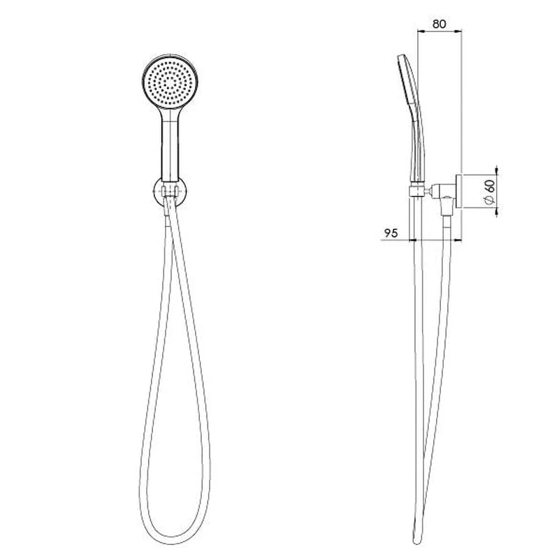 Phoenix Pina Hand Shower - Chrome - Image 2