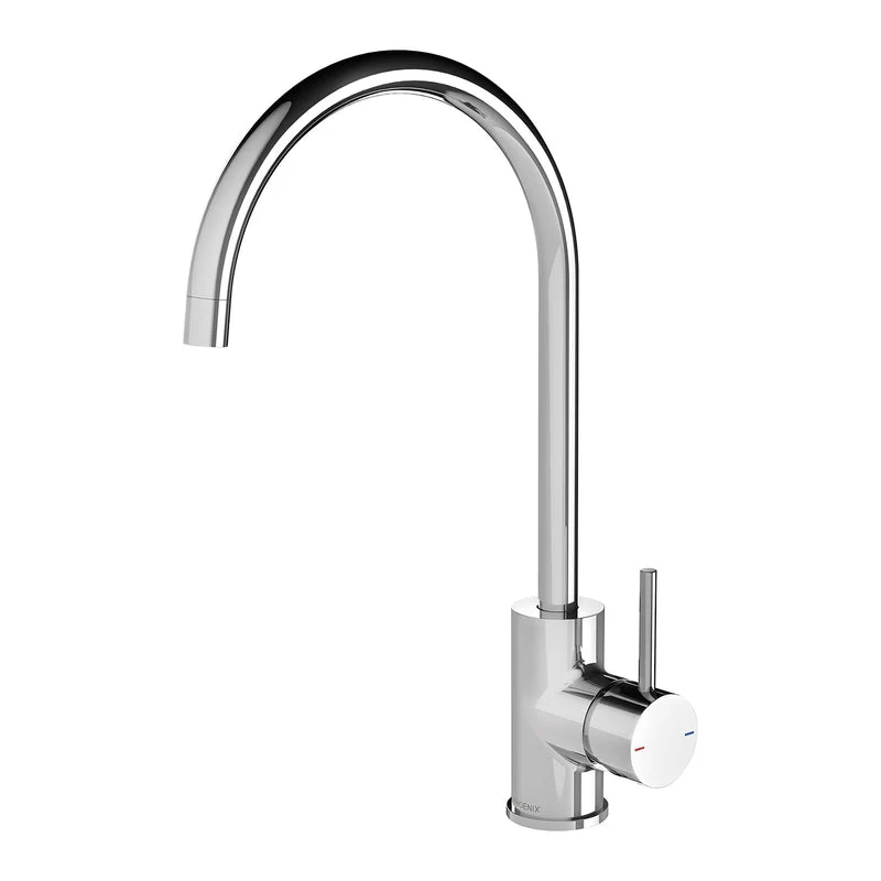Phoenix Pina Sink Mixer 200mm Gooseneck - Chrome