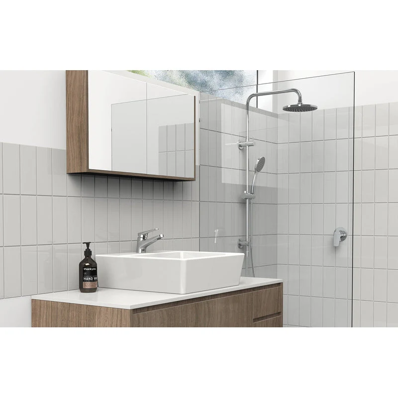 Phoenix Pina Twin Shower - Brushed Nickel - Image 3